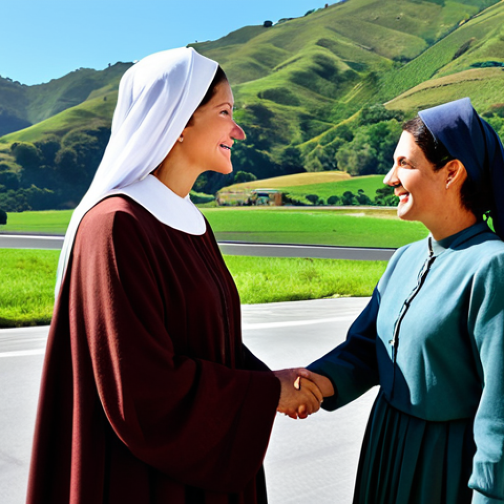 세인트헬레나 장기 거주 팁 - Welcoming Saint Helena Scene**

"A friendly Saint Helenian woman in modest, traditional clothing, we...