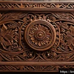세인트헬레나 수공예 기념품 - A beautifully crafted traditional wooden carving made from local wood, featuring intricate and diver...