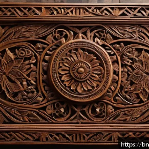 세인트헬레나 수공예 기념품 - A beautifully crafted traditional wooden carving made from local wood, featuring intricate and diver...
